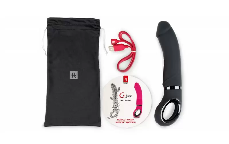 Анатомический вибромассажер Gjack - черный