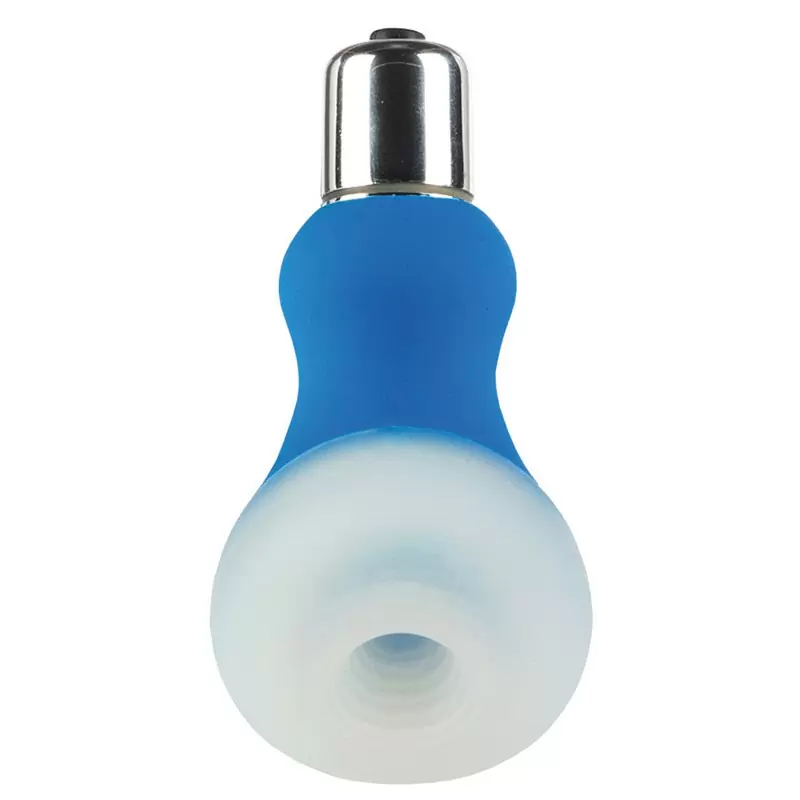 Мини-вибратор с охлаждающим эффектом Posh Silicone Ice Massager Tease – синий