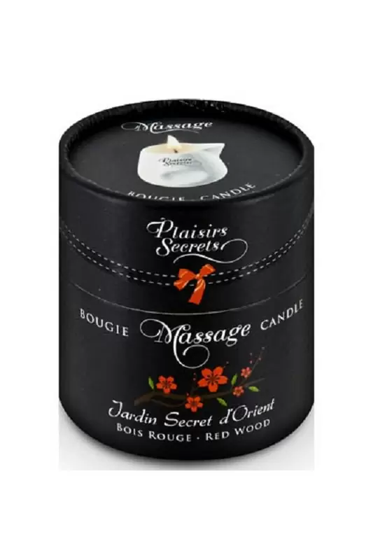 Свеча с массажным маслом Concorde Plaisirs Secrets Красное Дерево - 80 мл