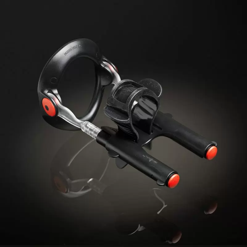 Экстендер для увеличения пениса с полной комплектацией Male Edge Pro – черный с красным