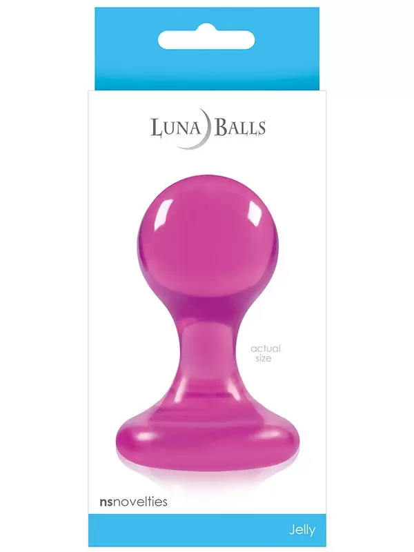 Анальная пробка Luna Balls средняя – розовая