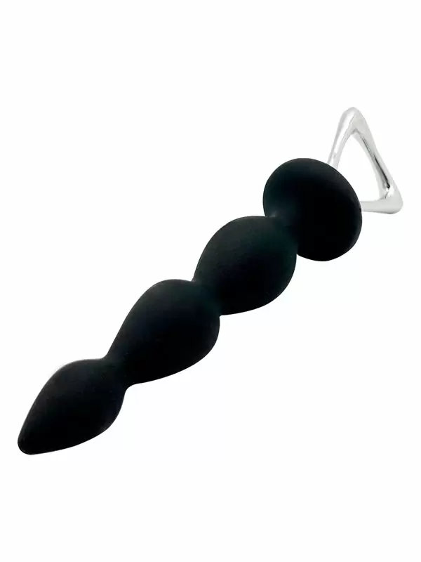 Анальная втулка Adrien lastic Arrow II, 20,1 см, силикон, черный