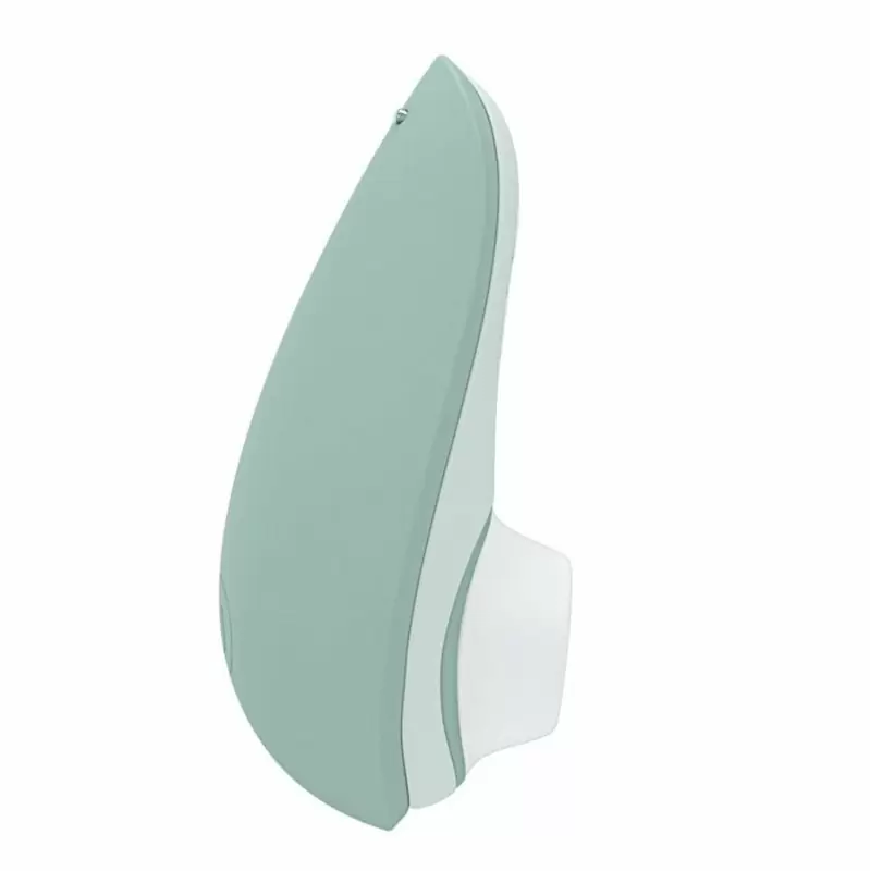 Вакуумный стимулятор клитора Womanizer Liberty 2 Sage, технология Pleasure Air, 10 см, бирюзовый
