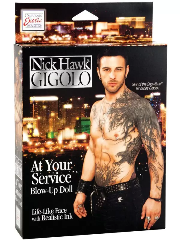 Эротическая надувная кукла Nick Hawk