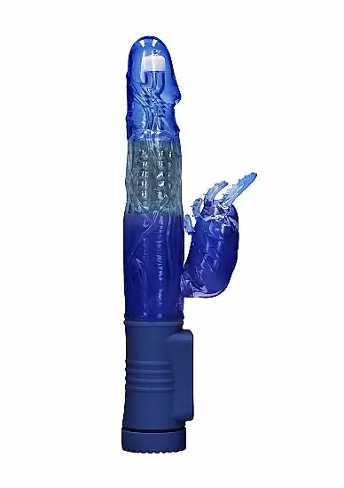 ВИБРАТОР КРОЛИК ROTATING BEETLE - синий