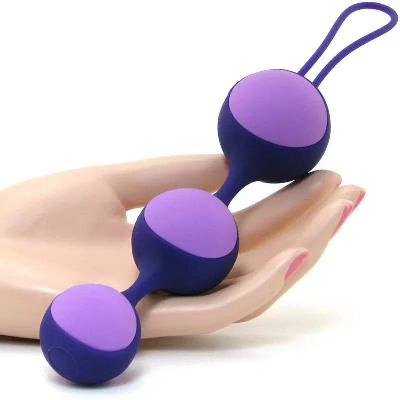 Набор из 3-х вагинальных шариков разного веса Stella III - Lavender