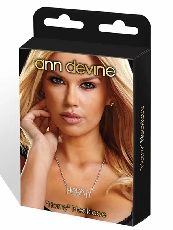 Цепочка с подвеской Ann Devine - Horny Necklace – серебристый