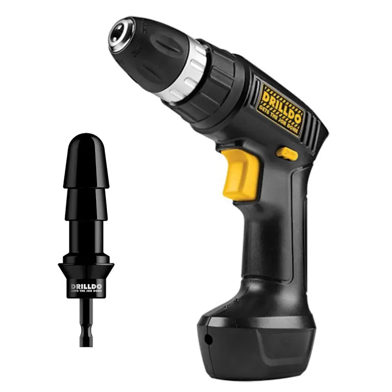 Секс-набор Drilldo Spiral c ребристой насадкой - 7 предметов