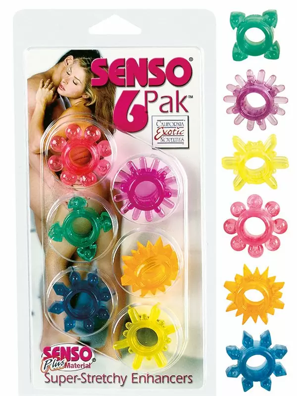 Набор из 6 эрекционных колец Senso