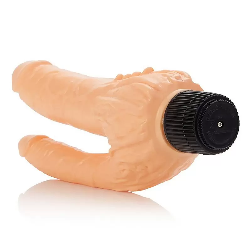 Фаллоимитатор для двойного проникновения Over & Under – телесный