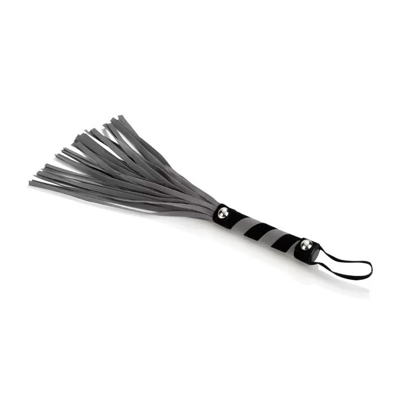 Мягкая мини-плеточка First Time Fetish Flogger – серый