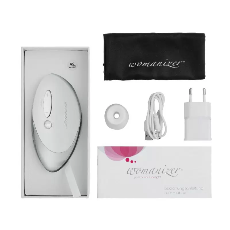 Бесконтактный клиторальный стимулятор Womanizer Pro – белый