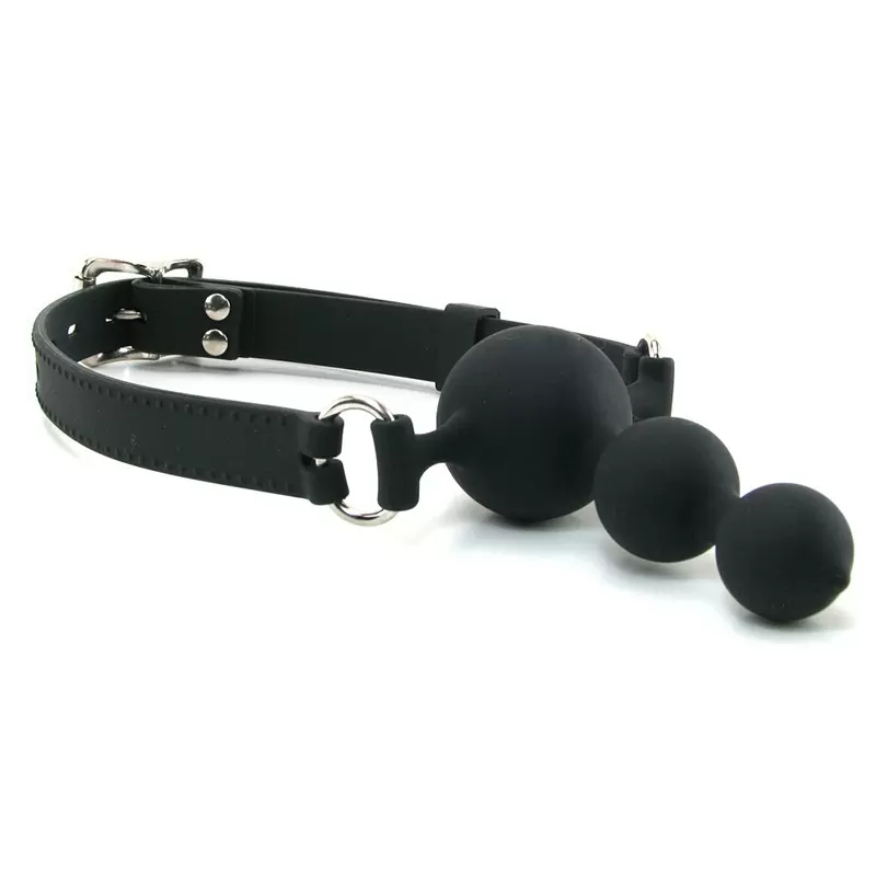 Кляп-Страпон с креплением на голове Silicone Face Fucker Gag #1