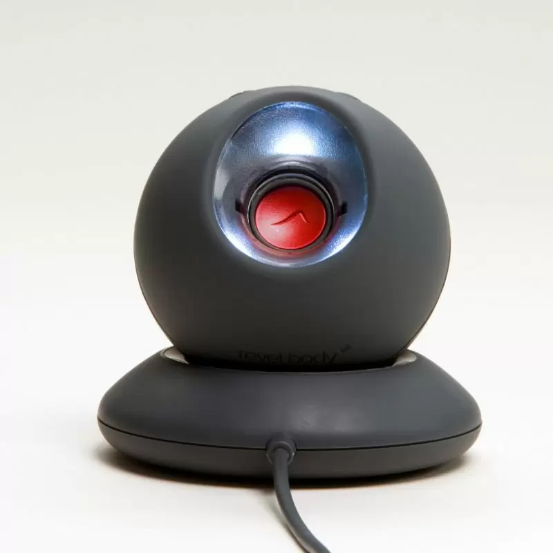 Магнитно-левитационный пульсатор Revel Body SOL с широким диапазоном вибрации – серый с красным