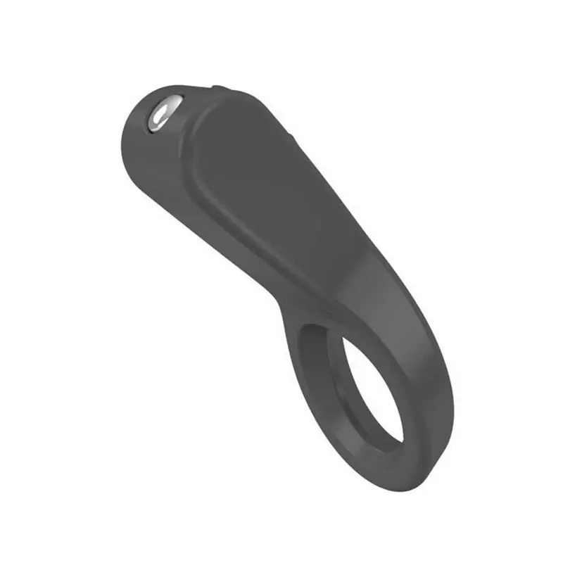 Эрекционное виброкольцо Ovo B4 с вертикальным стимулятором – серый	