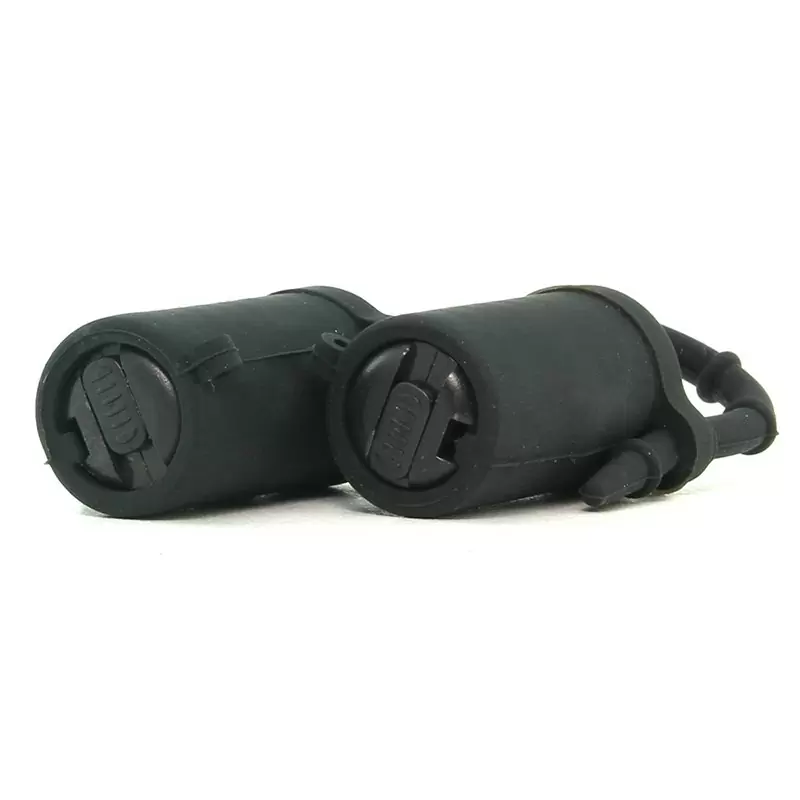 Зажимы на соски Vibrating Silicone Nipple Teazers с вибрацией – черные	