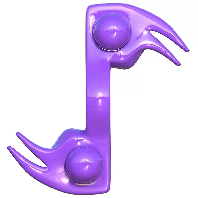 Эрекционное кольцо Wonderful Wabbit с вибрацией – фиолетовый