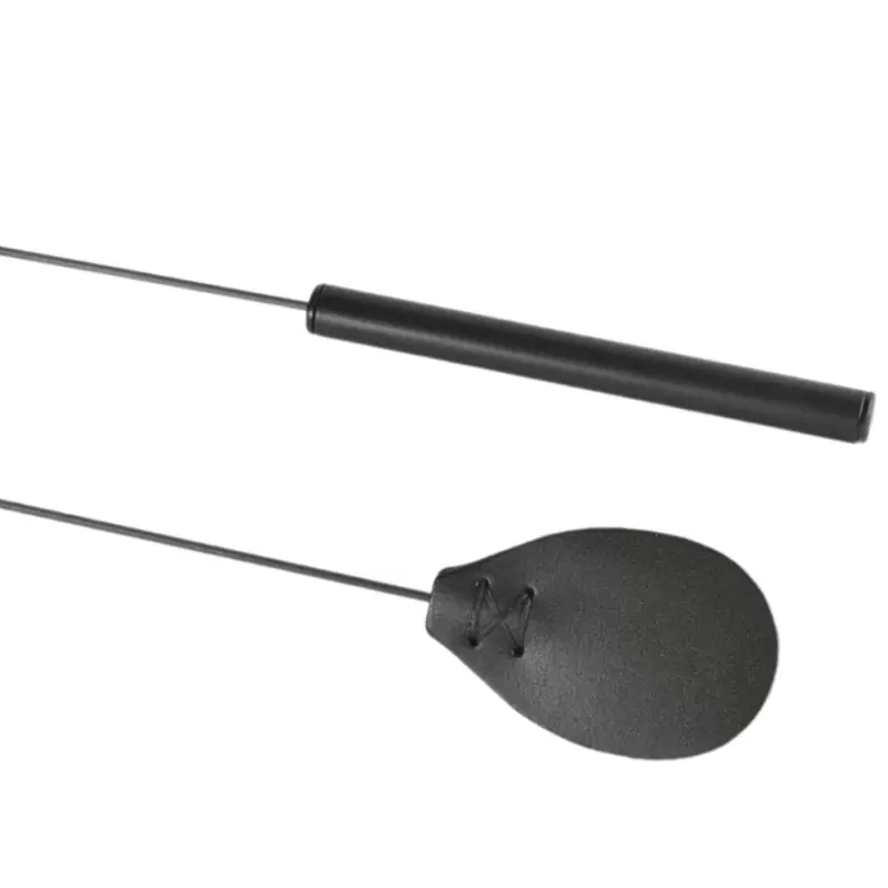 БДСМ-стек Sketch с гладкой ручкой, натуральная кожа, 42 см.