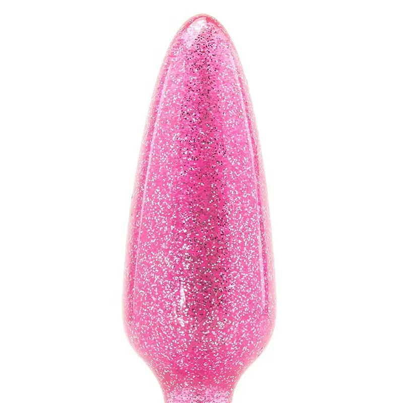 Анальная пробка Starlight Gems - Booty Boppers средняя – розовая