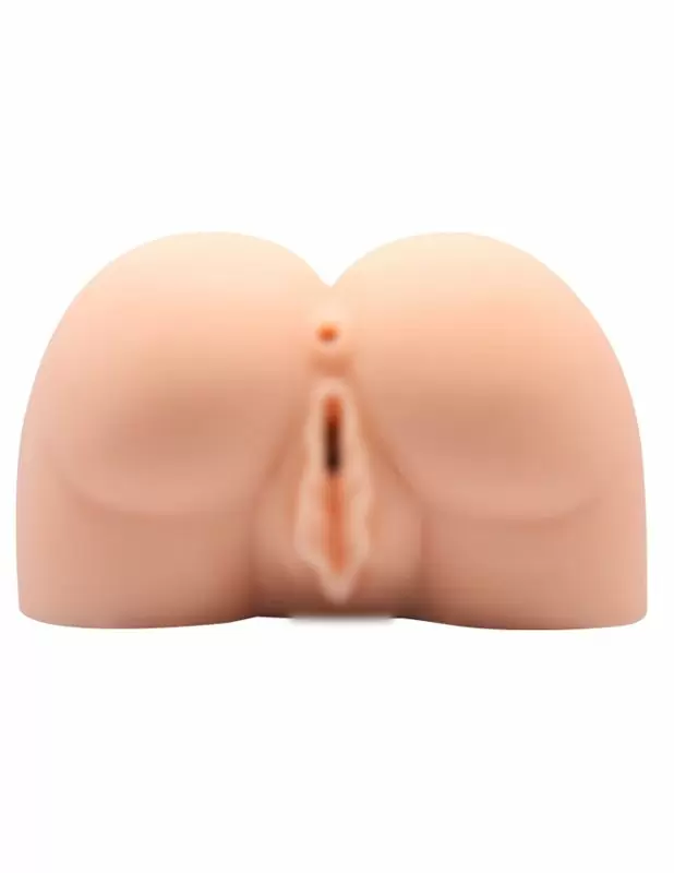 Реалистичный мастурбатор Baile Crazy Bull Promise to Satisfy, вагина-анус догги-стайл, 16 см, 5 скоростей, телесный