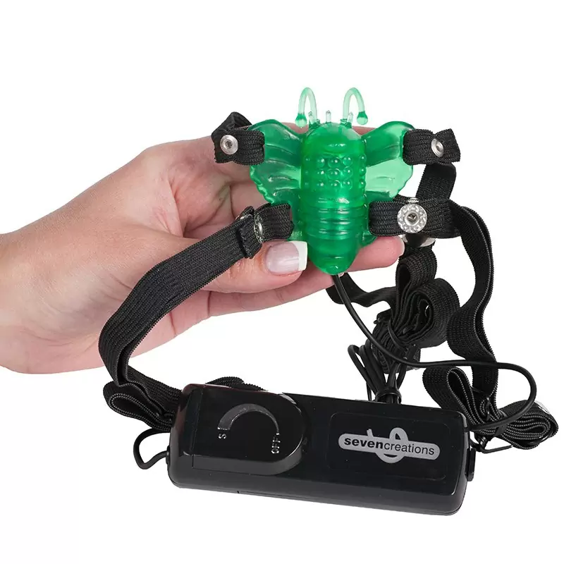 Вибростимулятор клитора Butterfly – зеленый