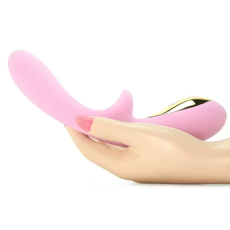 Вибромассажер со стимуляцией клитора перезаряжаемый Entice Emilia – розовый