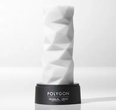 Универсальный мастурбатор Tenga 3D Polygon – белый