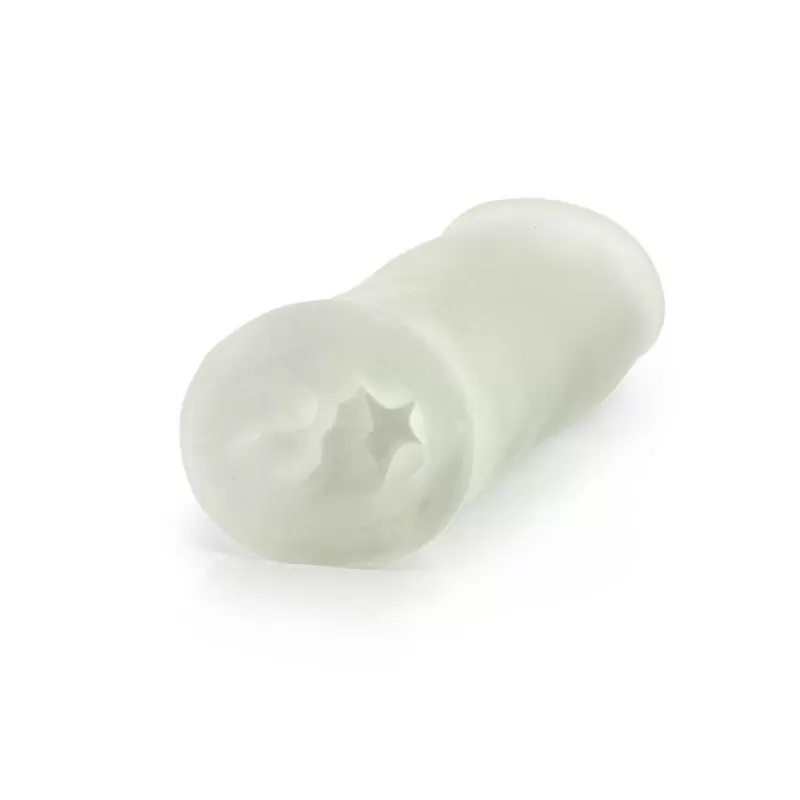 Мастурбатор двусторонний OptiMALE Reversible UltraSkyn Stroker Studs – прозрачный