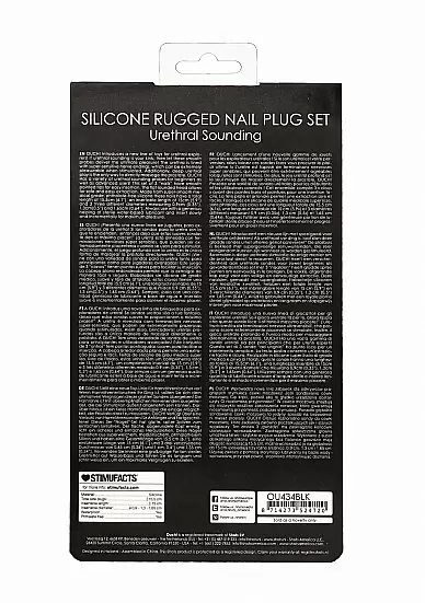 Набор из трех стимуляторов уретры (струн) Silicone Screw Plug Set