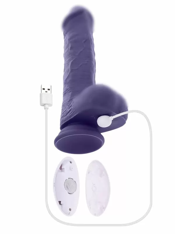 Реалистичный фаллоимитатор Evolved Pleasure Rider, с функцией толчков, с пультом Д/У, 8 режимов, 5 скоростей, 22,2 см