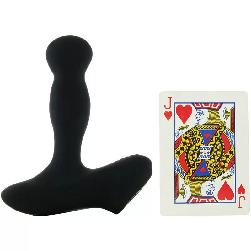 Массажер простаты Nexus Revo Slim с пультом ДУ - черный: 8 режимов работы, 34 комбинации, медицинский силикон