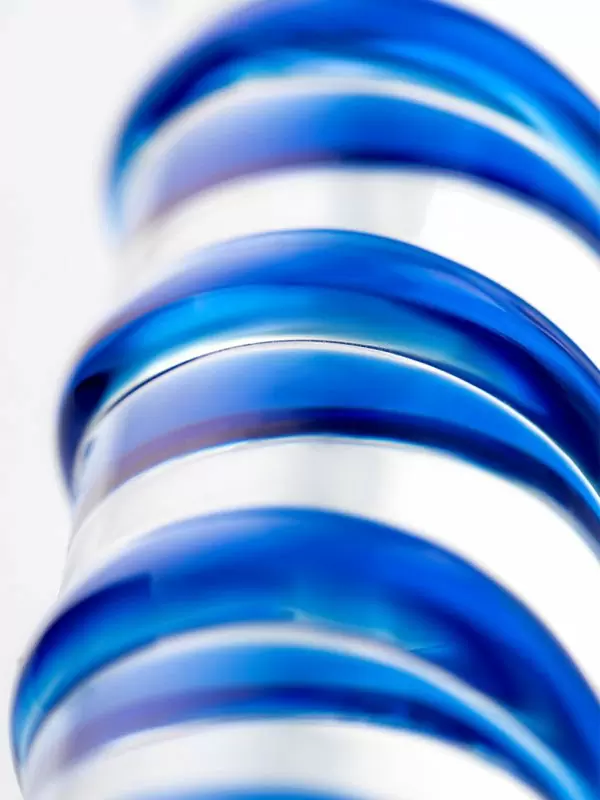 Стеклянный фаллоимитатор Sexus Glass, двусторонний, 19 см 