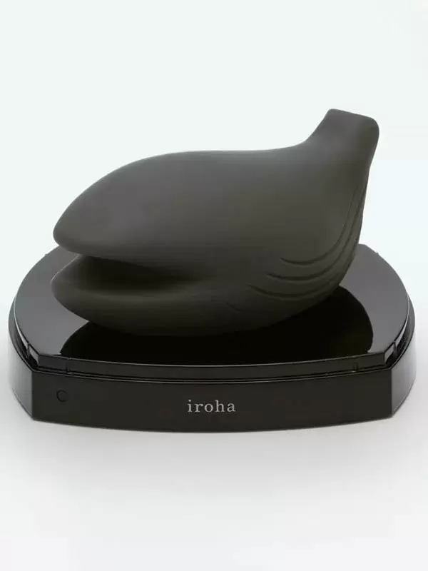 Необычный стимулятор клитора Iroha+ Yoru, 9,8 см, 3 режима, черный