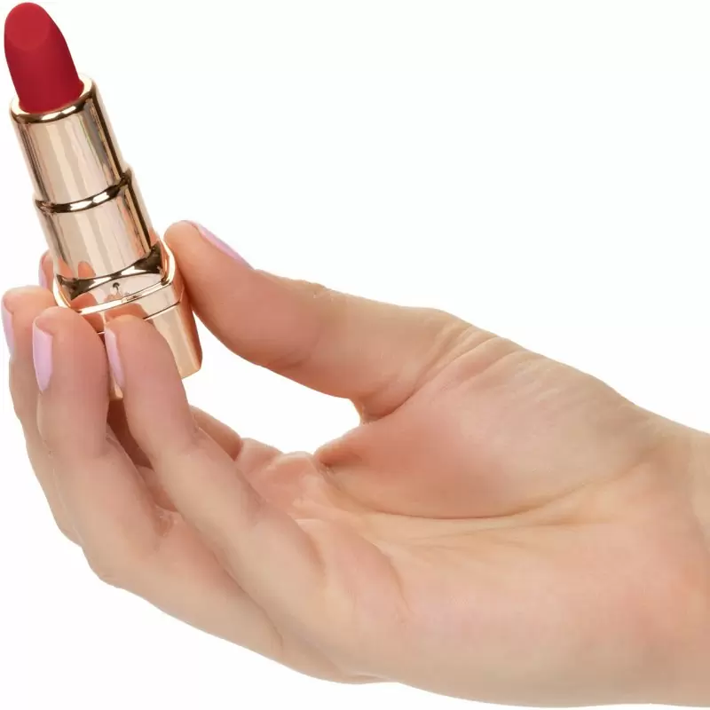 Мини-вибратор Hide & Play Rechargeable Lipstick, в форме губной помады, 8,2 см, красный