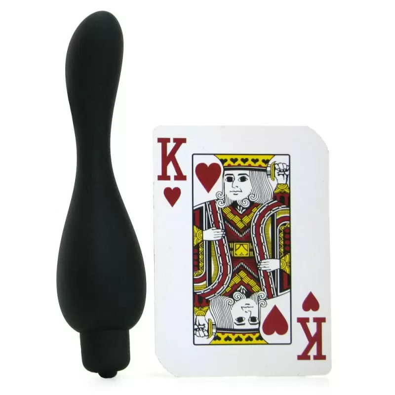 Анальный стимулятор Vibrating Smoothy с вибрацией – черный