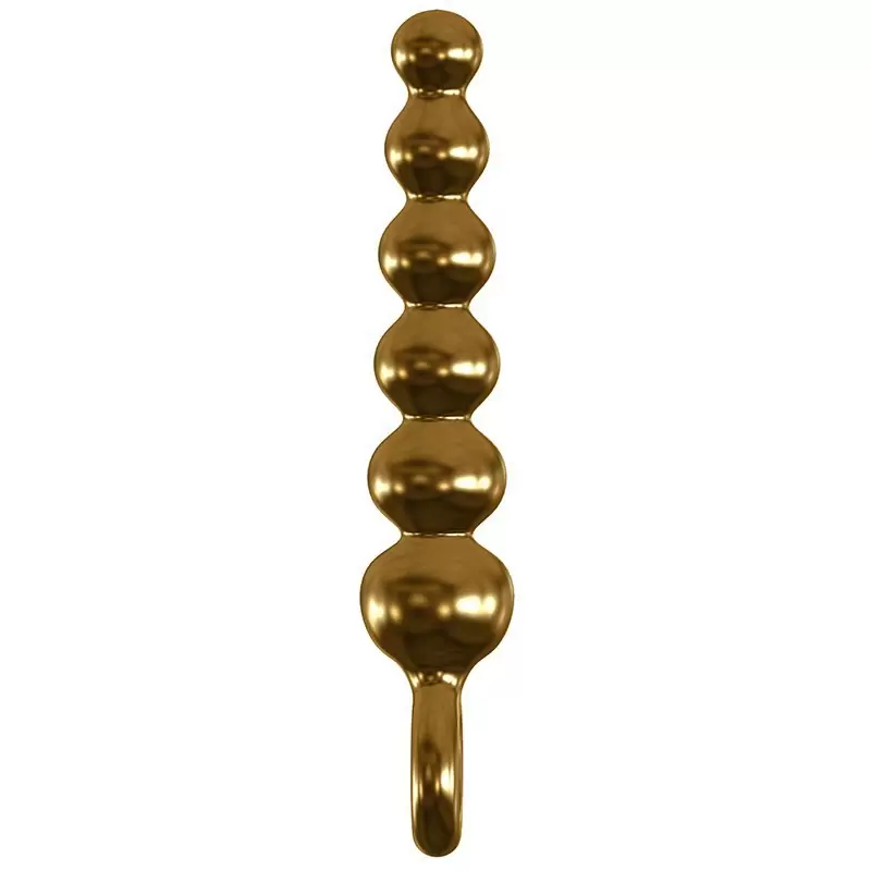 Анальная елочка Icicles Gold Edition G06 с вибрацией – золотой