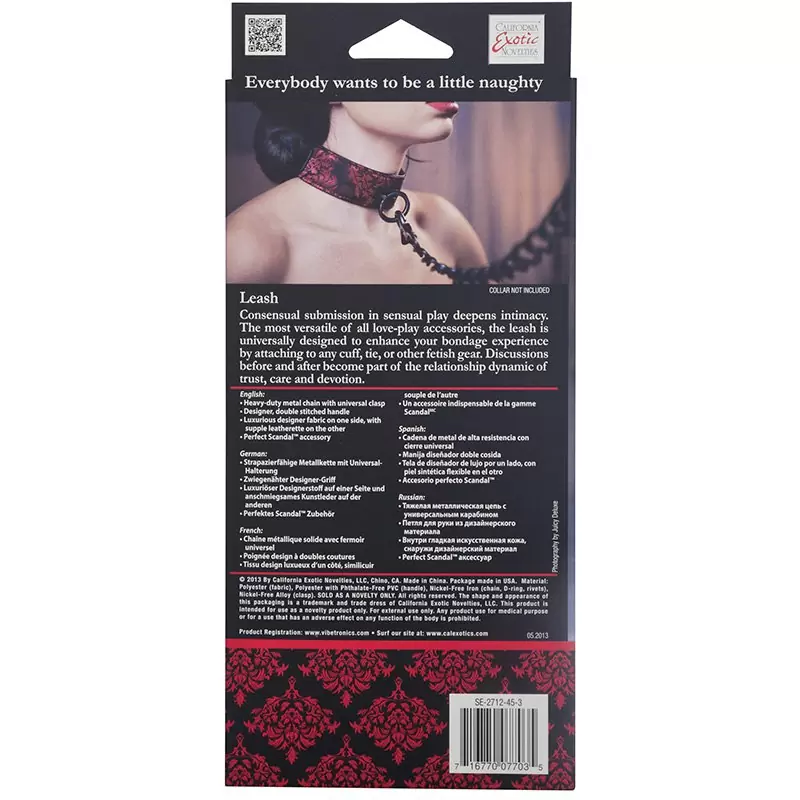 Поводок с цепью Scandal Leash