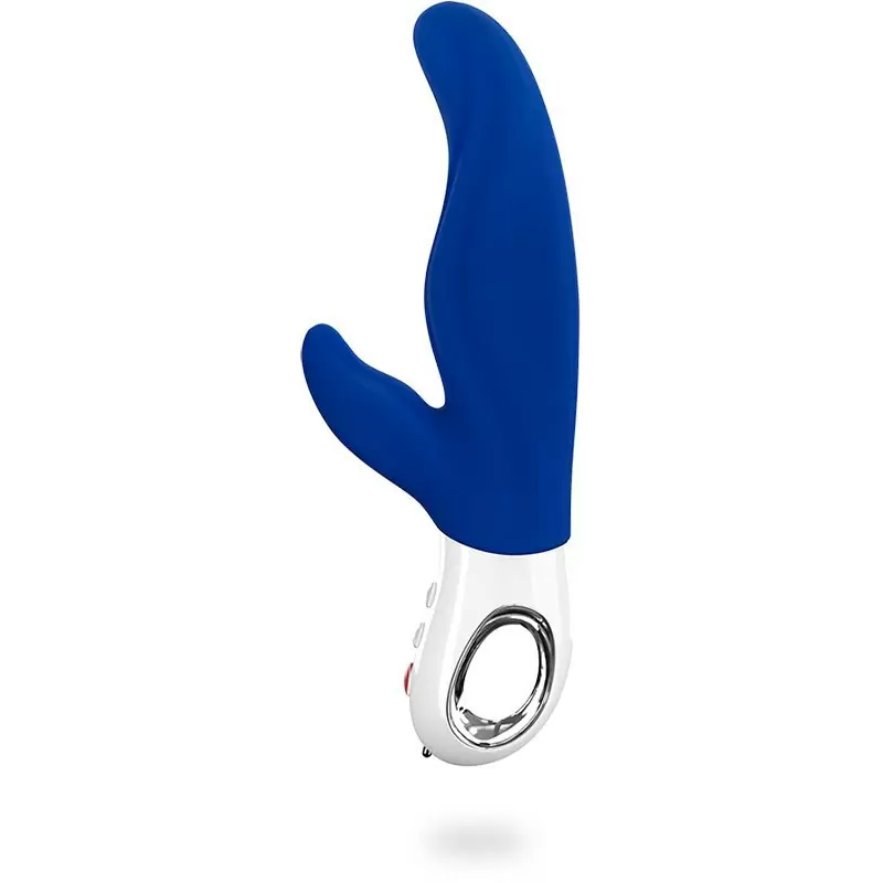 Мощный вибратор-кролик Fun Factory Lady Bi, 2 мотора, 12 режимов, силикон, синий