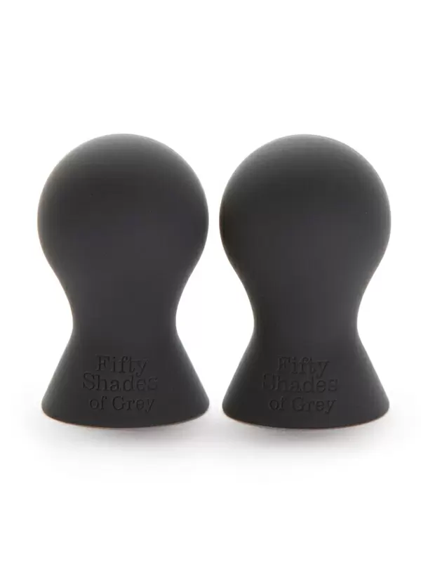 Помпы для сосков Fifty Shades of Grey Nothing but Sensation, 5 см, силикон, черный
