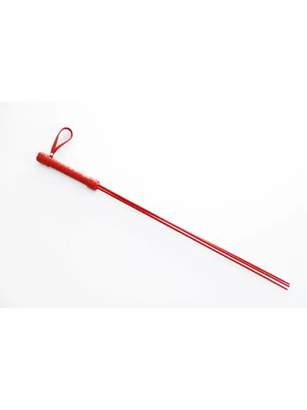 Стек-розги Sitabella с кожаной рукоятью – красный