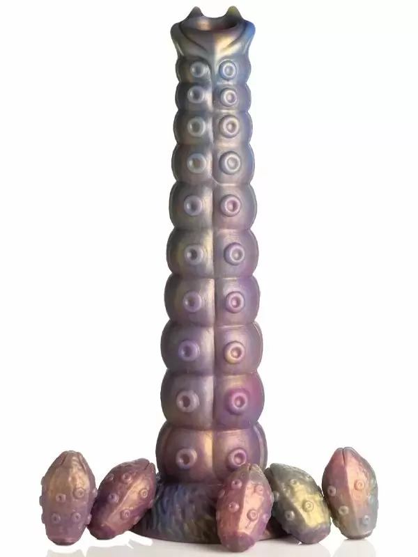 Фантазийный фаллоимитатор Creature Cocks Deep Invader Tentacle Ovipositor, 22,9 см, силикон