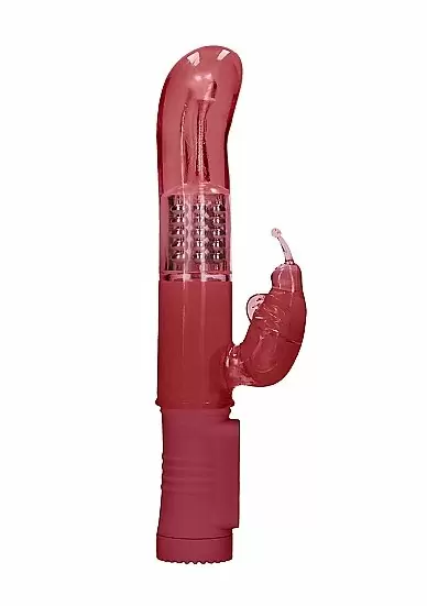 Вибратор кролик Rotating Butterfly (красный)