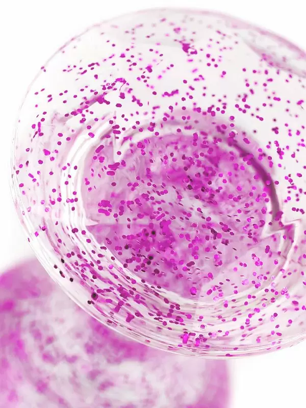 Миниатюрная анальная втулка TOYFA Basic, акрил, 8 см, фиолетовая