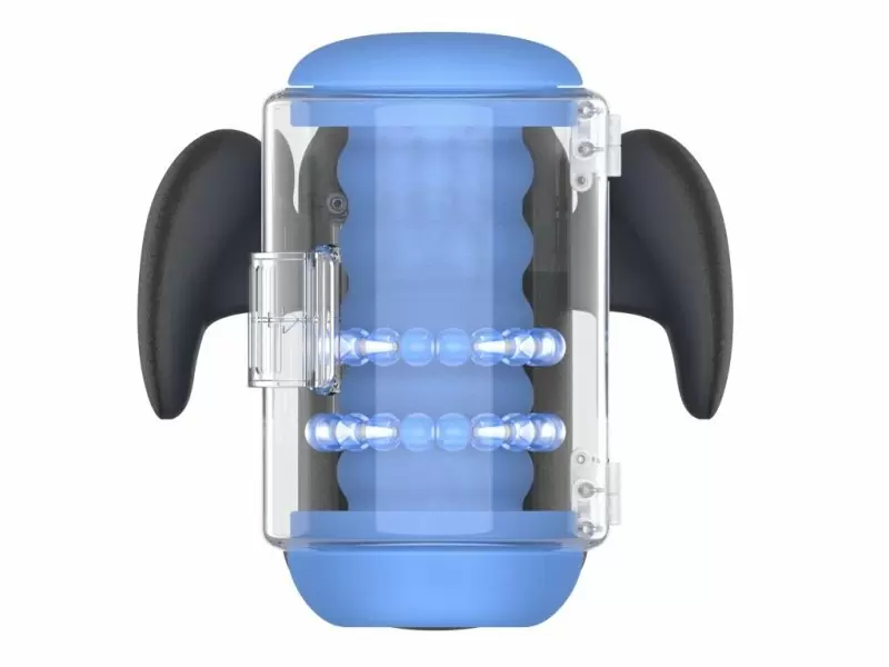 Инновационный робот-мастурбатор Black Knight Massaging Beads, Amovibe