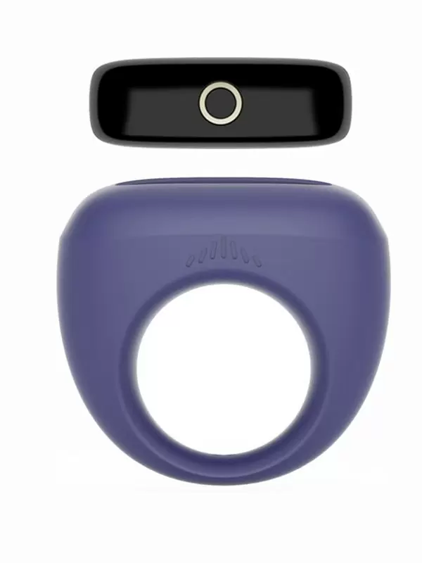 Эрекционное кольцо с вибрацией Dante - фиолетовый