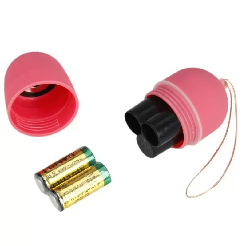 Вибростимулятор клитора на ремешках с беспроводным пультом управления Butterfly – розовый