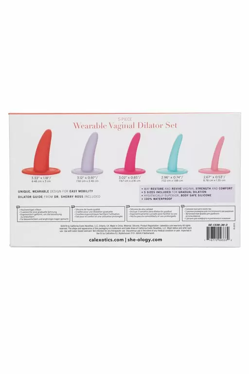 Набор универсальных расширителей She-ology, 5 размеров, силикон