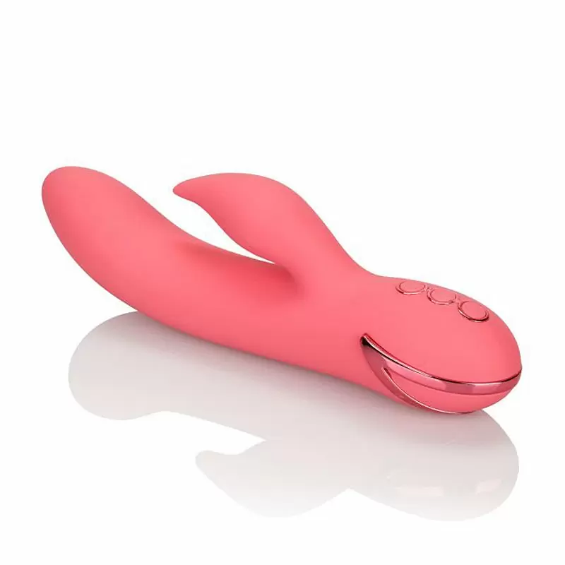 Компактный вибратор-кролик San Francisco Sweetheart, 12 см, 10 режимов, силикон, розовый