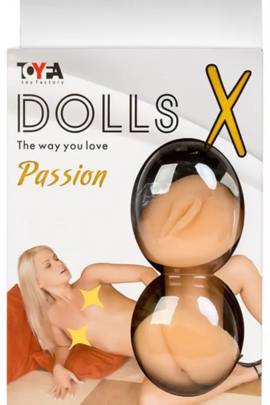 Надувная секс-кукла TOYFA Dolls-X Olivia с реалистичной вставкой - телесный