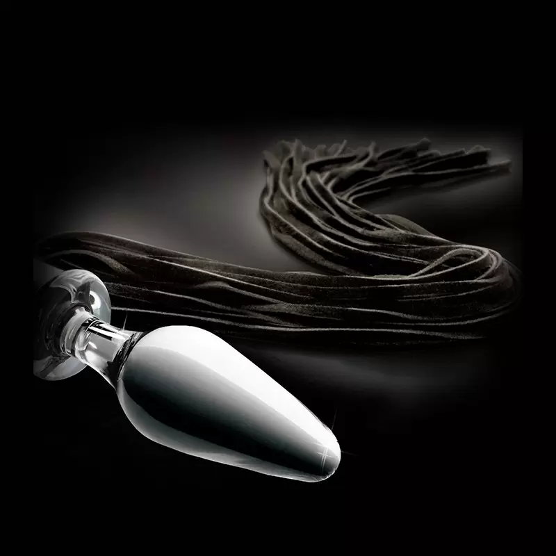 Анальная пробка Icicles № 49 с хвостом